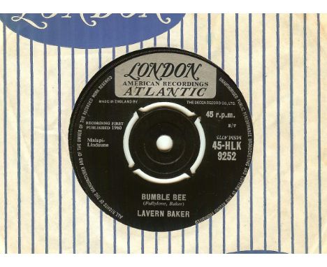 RECORDS - SINGLE 45 LAVERN BAKER BUMBLE BEE/MY TURN WILL COME
London Atlantic 45-HLK 9252 Vinyl - Very good plus.  Sleeve - V