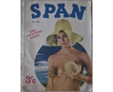 &nbsp;ADULT GLAMOUR - VINTAGE SPAN MAGAZINE NUMBER 186 LARGE FORMAT
Minor wear to covers, otherwise good condition. 