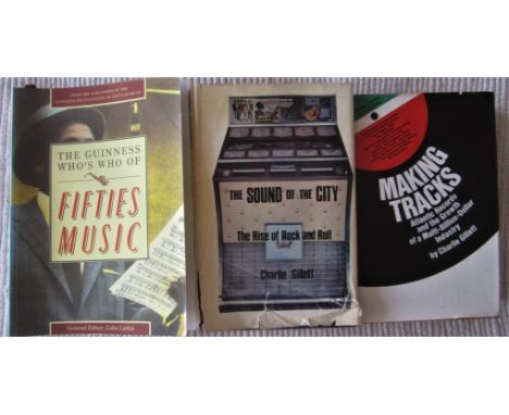 &nbsp;MUSIC - BOOK COLLECTION ROCK AND ROLL, ATLANTIC RECORDS &amp; FIFTIES MUSIC
Dust wrapper poor on The Rise of Rock and R