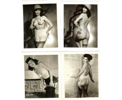 ADULT GLAMOUR - VINTAGE MODEL PHOTOGRAPHS FROM THE 1950'S
Original photographs. 5 x 4 inch.   
