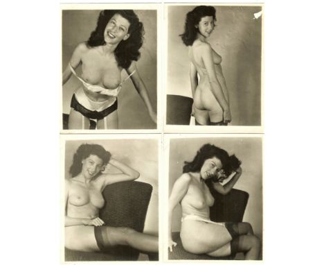 ADULT GLAMOUR - VINTAGE MODEL PHOTOGRAPHS FROM THE 1950'S
Original photographs. 5 x 4 inch.   