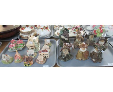 Vintage Ceramic Christmas Village Set 