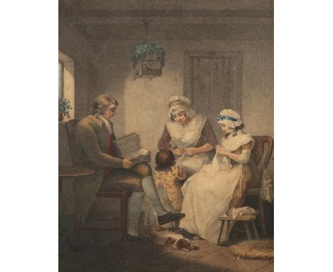 John Raphael Smith (1751-1812) after George Morland (1763-1804) The Laetitia Series: Domestic Happiness; The Elopement; The V