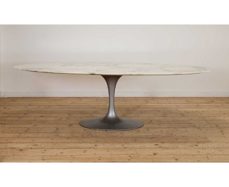 A Knoll Studios 'Tulip' dining table, of modern manufacture, originally designed in 1955 by Eero Saarinen for Knoll as part o