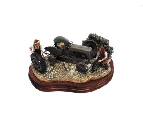 A BORDER FINE ARTS TRACTOR GROUP: 'CHANGING TIMES'  an exclusive model for Society members, boxed with paperwork