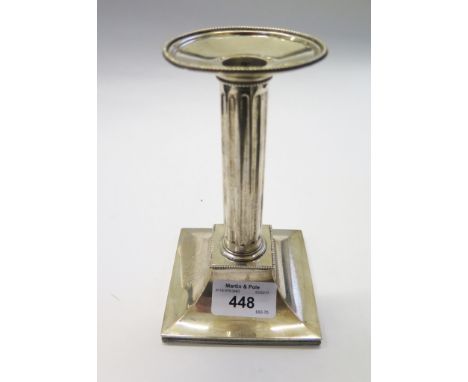 An Dutch silver candlestick by Hoeker and Zoon 