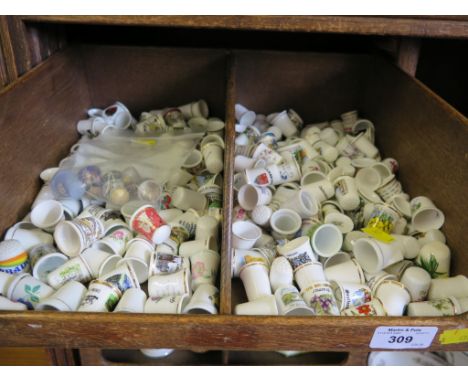 Two cloisonne thimble, an abalone thimble, a Jasperware thimble, two metal thimbles and a collection of ceramic thimbles, app
