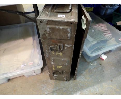 Metal ammunition box. Not available for in-house P&amp;P 