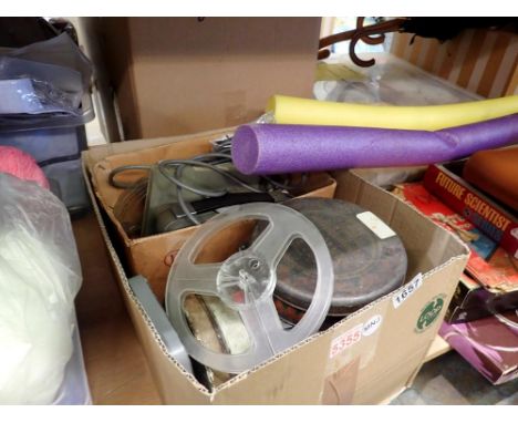 Crown NP 8 mm Projector with vintage accessories including original tins. Not available for in-house P&amp;P 
