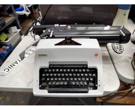 Olympia typewriter. Not available for in-house P&amp;P 