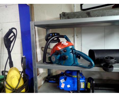 Makita DCS-34 petrol chainsaw. Not available for in-house P&amp;P 