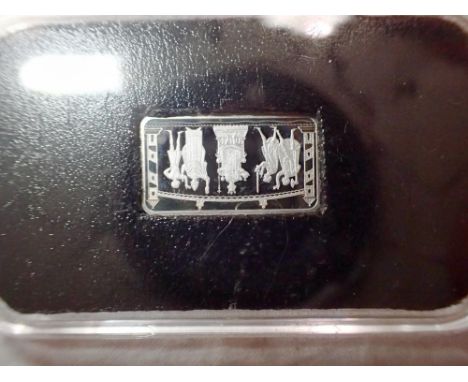 2016 Jersey 50p silver bullion ingot. UK P&amp;P Group 1 (£16+VAT for the first lot and £2+VAT for subsequent lots)&nbsp; 