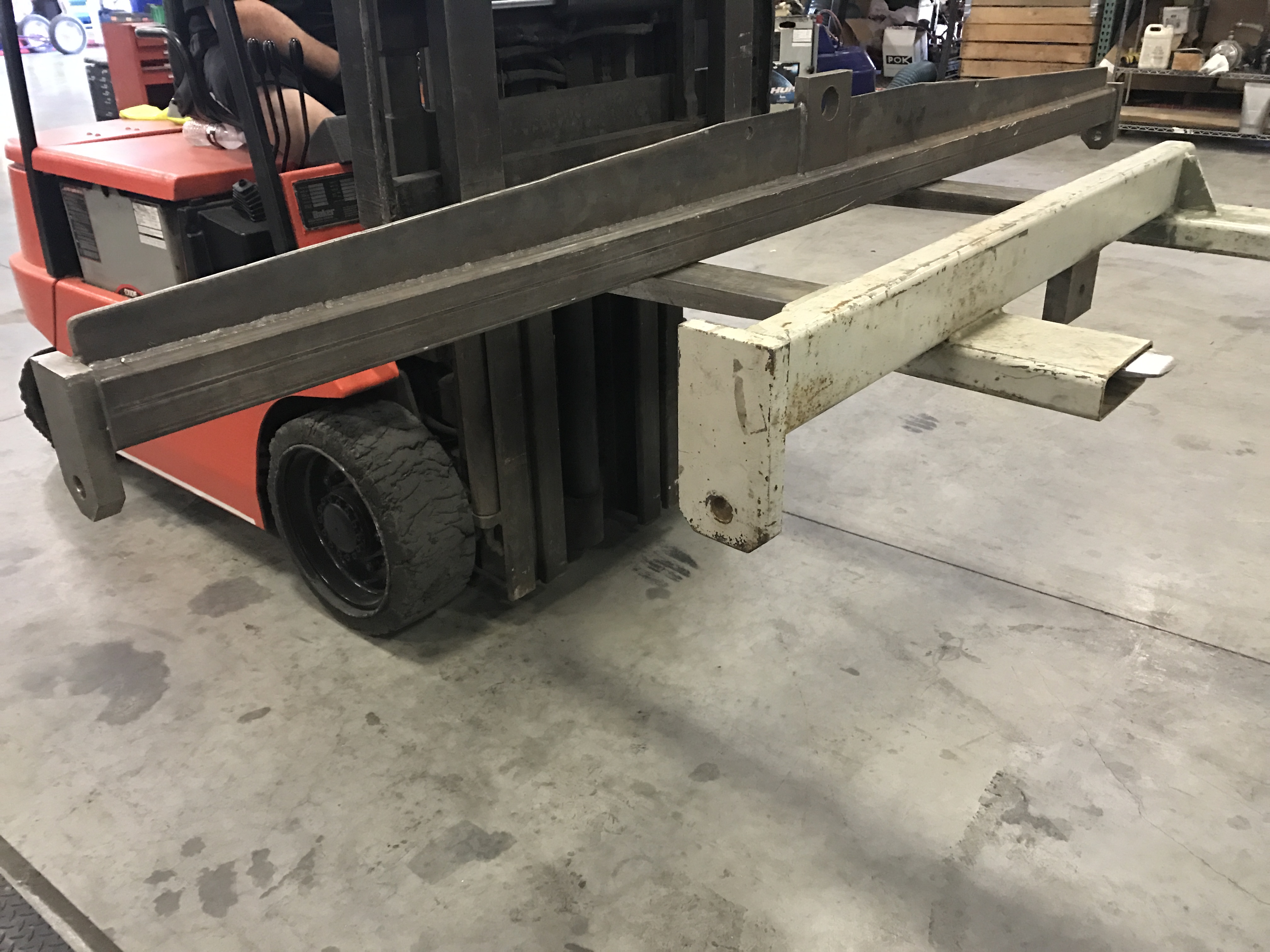 8' SPREADER BAR & FORKLIFT SIDE BOOM ATTACHMENT