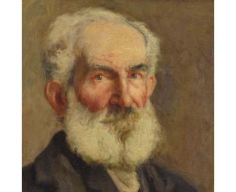 English School, First War Period oil on canvas, portrait of a man, unsigned, dated October 1914 on stretcher, 20" x 16", fram
