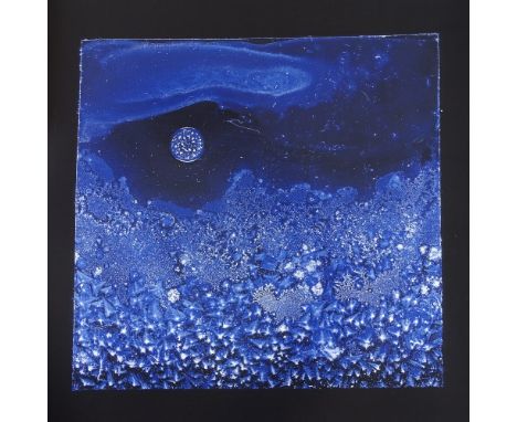 Paul Kenny, 3 print, blue moon over Chiswick, flying over Colonsay, and full moon over Sharla, 2007, image 42" x 42", all sig