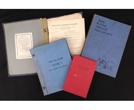 Air Ministry book "The Air Pilot Volume 1. Great Britain and Ireland" 2nd edition published 1929. Book of Air Crew Lecture No