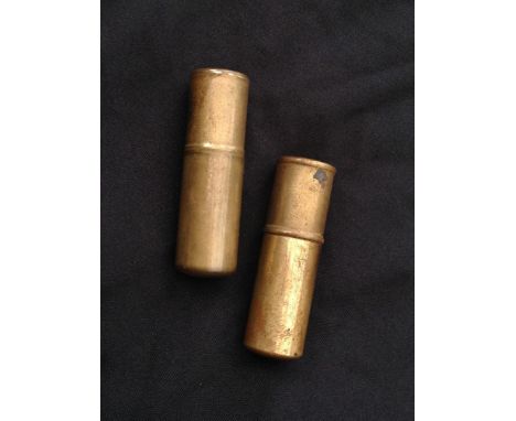 WW2 British RAF / SOE Escape and Evasion "The Parr Mfg Co" Cigarette lighter with hidden escape compass. Two examples, one fi