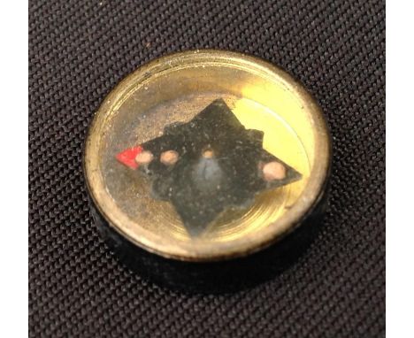 WW2 British RAF /Army /SOE Escape Compass. Complete with original black painted finish to compass body.