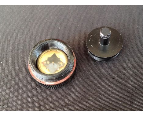 WW2 British RAF/SOE Cigarette Lighter escape compass. Note this is just the compass component alone. No lighter.