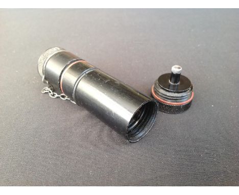 WW2 British RAF/SOE Cigarette Lighter with hidden escape compass. 78mm in length. 22mm in diameter. Note: Unfinished conditio