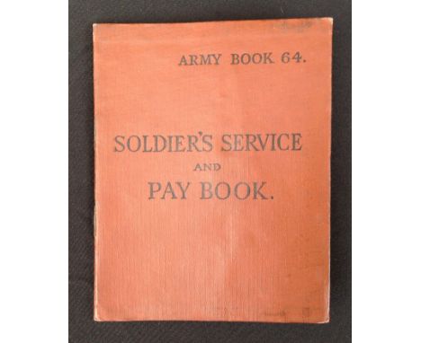WW2 British Army AB64 Soldiers Service &amp; Paybook. Blank, unissued condition. Print date of 6/40.