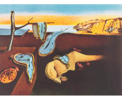 Salvador Dali (Spanish, 1904-1989), "Changes in Great Masterpieces, La Persistance de la Memoire," lithograph in colors with 