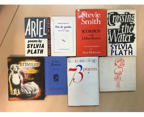 First edition poetry. PLATH (Sylvia)Crossing the Water, 1971, dust jacket; Ariel, paperback 1968; AYRTON (M) Tittivulus, 1953