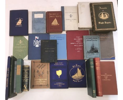 Yachting and Cruising.Collection of titles formerly from the library at Stapleford Park, many with Gretton bookplates. CHATTE