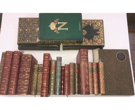Bindings.LEECH (John; illustrator) The Comic History of England; The Comic History of Rome, no date circa 1890, 3 vols., colo