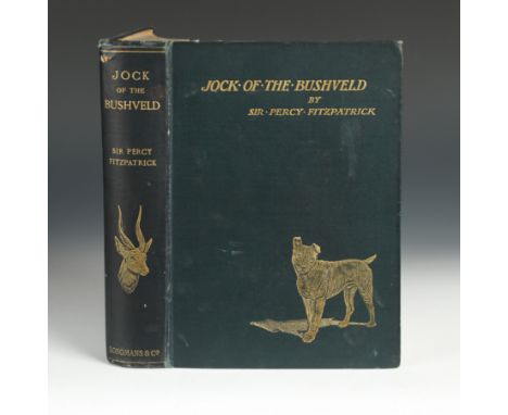 FITZPATRICK (Sir Percy)Jock of the Bushveld, first edition, London: Longmans, Green, and Co., 1907, 8vo, colour frontispiece,