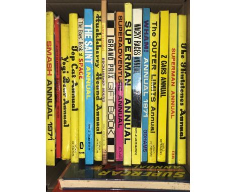 Juvenile picture books.Collection of 20th century annuals and others, mainly 1960s and early 1970s hard backs inclluding Supe