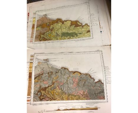 British Geological Survey Maps.Geological Map of the British Islands, 1912; Maps of England and Wales, Ordnance Survey, by We