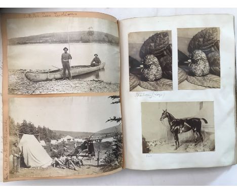 Photograph albums.Two East Anglian country house albums, late 19th and early 20th century with various views of family gather
