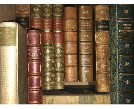 Bindings. AUSTEN (Jane)Pride and Prejudice, illustrations by John Ward, Nottingham Court Press 1985, Godmersham edition, no. 