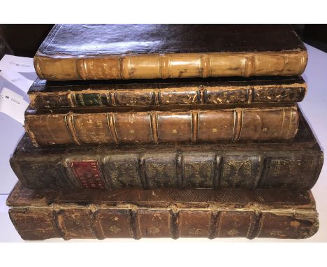 STEBBING (S)A Genealogical History of the Kings and Queens of England, 1707, folio, plates, title in black and red, later dic