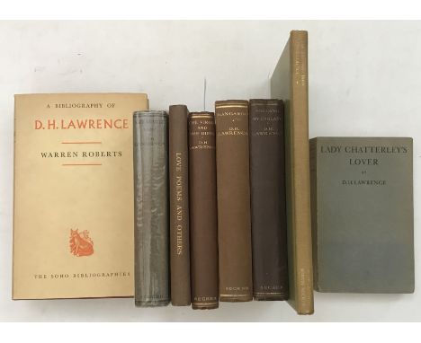 LAWRENCE (D H)First editions: England My England, 1924; Kangaroo, 1923; The Lovely Lady, 1932, some foxing; The Virgin and th