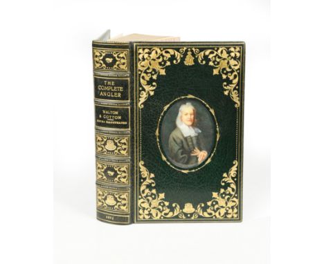 Cosway style binding.WALTON &amp; COTTON. The Complete Angler, London: Samuel Bagster 1815, 8vo, 2nd edition thus, extra-illu