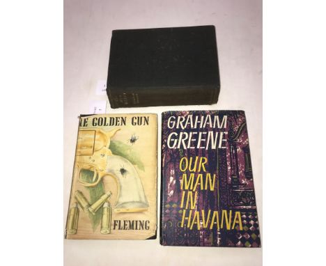 FLEMING (Ian)The Man with the Golden Gun, first edition 1965, contents generally clean, dust jacket a little worn; GREENE (Gr