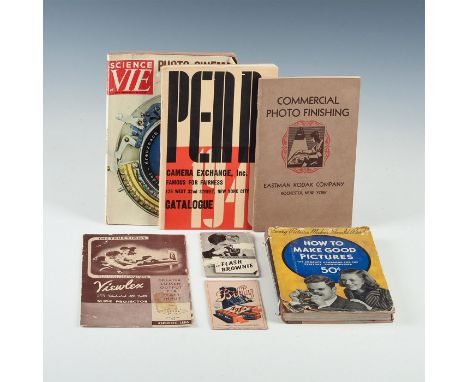 Kodak photography and printing manuals, 40's kitsch film ads.COMMERCIAL PHOTO FINISHING by Eastman Kodak Co.; PENN CAMERA EXC