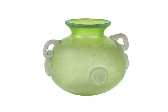 Vaso in vetro satinato murano, xx sec. colorato nella tonalita del ... Vetro satinato colorato
