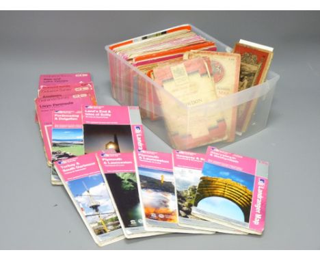 VINTAGE &amp; LATER ORDINANCE SURVEY MAPS, a quantity
