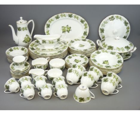 ROYAL WORCESTER MATHON, The Worcester Hop dinner and teaware, 70 plus pieces