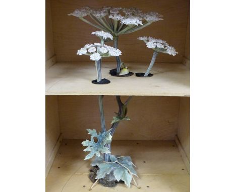 ROYAL WORCESTER CHIFFCHAFF &amp; HOGWEED LTD EDITION SCULPTED MODEL by Dorothy Doughty 185/500 with certificate contained wit