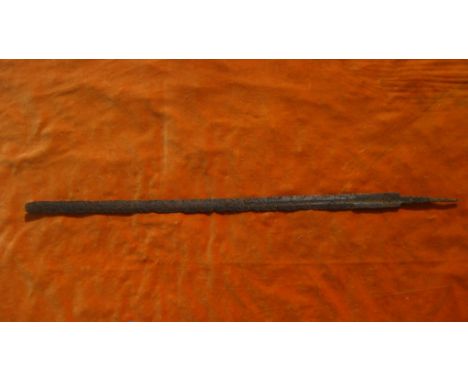 ENGLISH CIVIL WAR EXCAVATED SWORD BLADE. A sword blade dating from the early part of the C17th, believed to have been found o