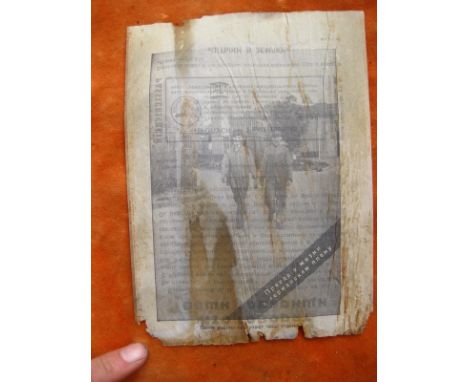 NAZI DROP LEAFLET FOR RUSSIAN TROOPS.  A drop leaflet used in Russian to try to persuade Russian troops to defect to the Nazi