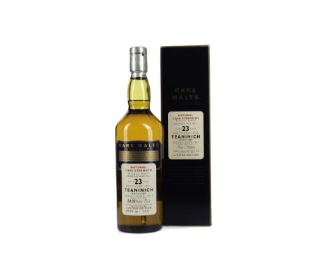 TEANINICH 1972 RARE MALTS AGED 23 YEARS Single Malt Scotch Whisky Bottle no. 2063. 75cl, 64.95% volume, in carton.