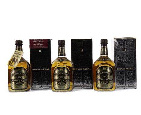 CHIVAS REGAL 12 YEARS OLD (2) Blended Scotch Whisky 75cl, 43% volume, in carton. CHIVAS REGAL 12 YEARS OLD Blended Scotch Whi