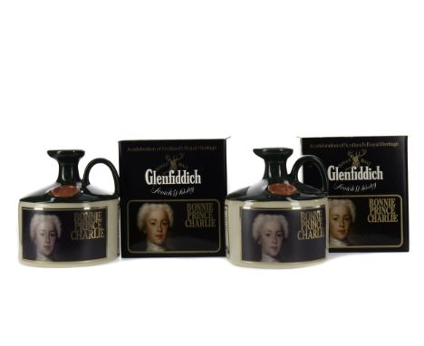 GLENFIDDICH CHARLES EDWARD STUART CROCK (2) Single Malt Scotch Whisky 750ml, 43% volume, ceramic crock in carton with spare s