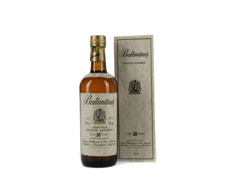 BALLANTINE'S AGED 30 YEARS Blended Scotch Whisky 75cl, 43% volume, in carton.