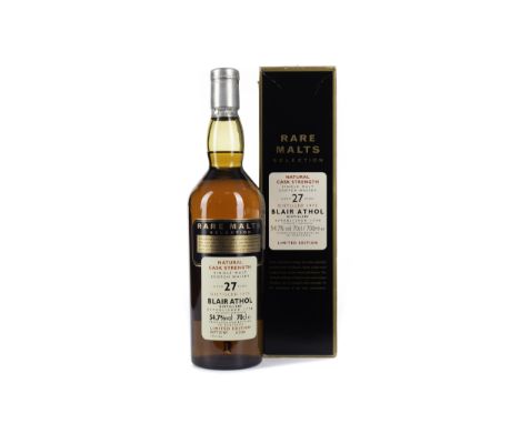 BLAIR ATHOL 1975 RARE MALTS AGED 27 YEARS Single Malt Scotch Whisky Bottled April 2003, bottle no. 790. 70cl, 54.7% volume, i